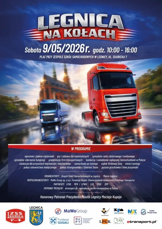 Legnica na Kołach 2026 w Zespole Szkół Samochodowych