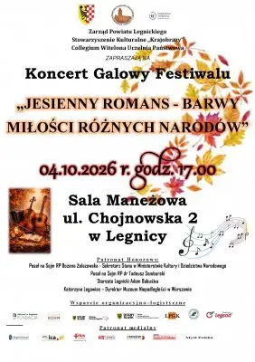 Koncert Galowy XV edycji Festiwalu „Jesienny Romans” w Legnicy