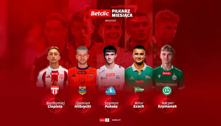 Wybór Piłkarza i Trenera Września w Betclic 1 Lidze