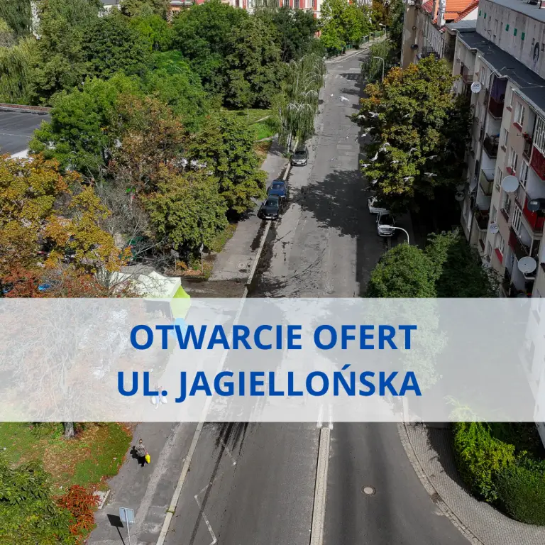 Oferty przetargowe na remont ul. Jagiellońskiej