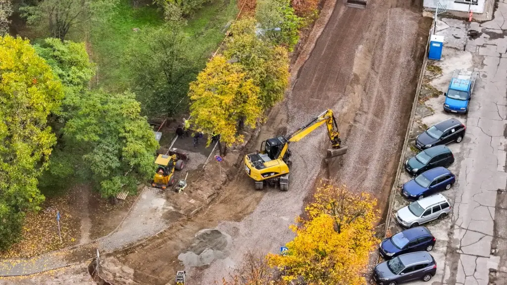 Prace remontowe na ulicy Górniczej